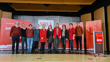 Die Ortsvereinsvorsitzenden und Kandidaten sind bereit für die Ziele der SPD zu werben