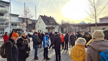 Wieder eine nette Gruppe zur Winterwanderung der Schwarzenbrucker SPD