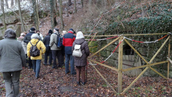 Der Eingang zur Quelle der St. Wolfgangsgrotte