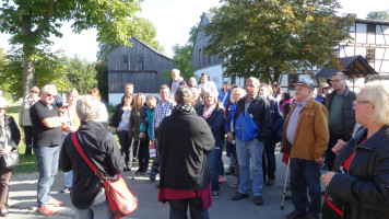 Erläuterungen am Eingang zum Freigeländes des Museums