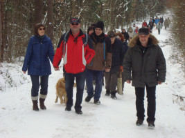 Beim Aufstieg zum Dreibrüderberg