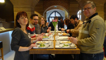 Die Kantine der Jugendherberge in Nürnberg machte einen positiven Eindruck - da schmeckte das Mittagessen