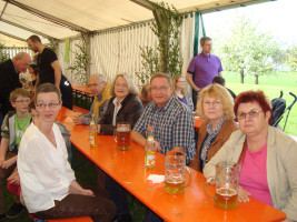 Frauke Schimmang, Ehepaar Nyenhuis, Bürgermeister Bernd Ernstberger, Waltraud (Schweighofer)Neugebauer und Ulli Vetter