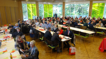 Die Bürgerhalle bot das passende Ambiente für die Nominierung