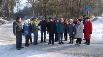 Auf der Kappel warten die Ochenbrucker auf die Wanderer aus Schwarzenbruck