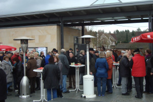 Das Wetter meinte es gut mit der Neujahrspunsch-Veranstaltung der SPD