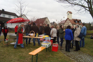 Auf dem Dorfplatz