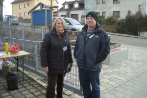 Fraktionssprecherin Jenny Nyenhuis und GR Bernd Haslinger aus Lindelburg