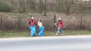 Der Sammeltrupp auf dem Weg nach Feucht