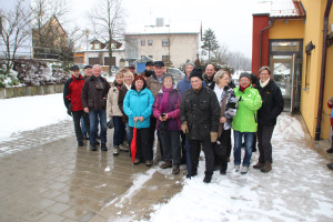 Unser Gruppenbild mit stellv. Landrat Norbert Reh, Bürgermeister Bernd Ernstberger und der Wandergruppe