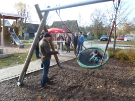 Der neue Spielplatz am Plärrer beeindruckte sehr