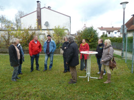 Am Spielplatz in der Dreibrückenstraße