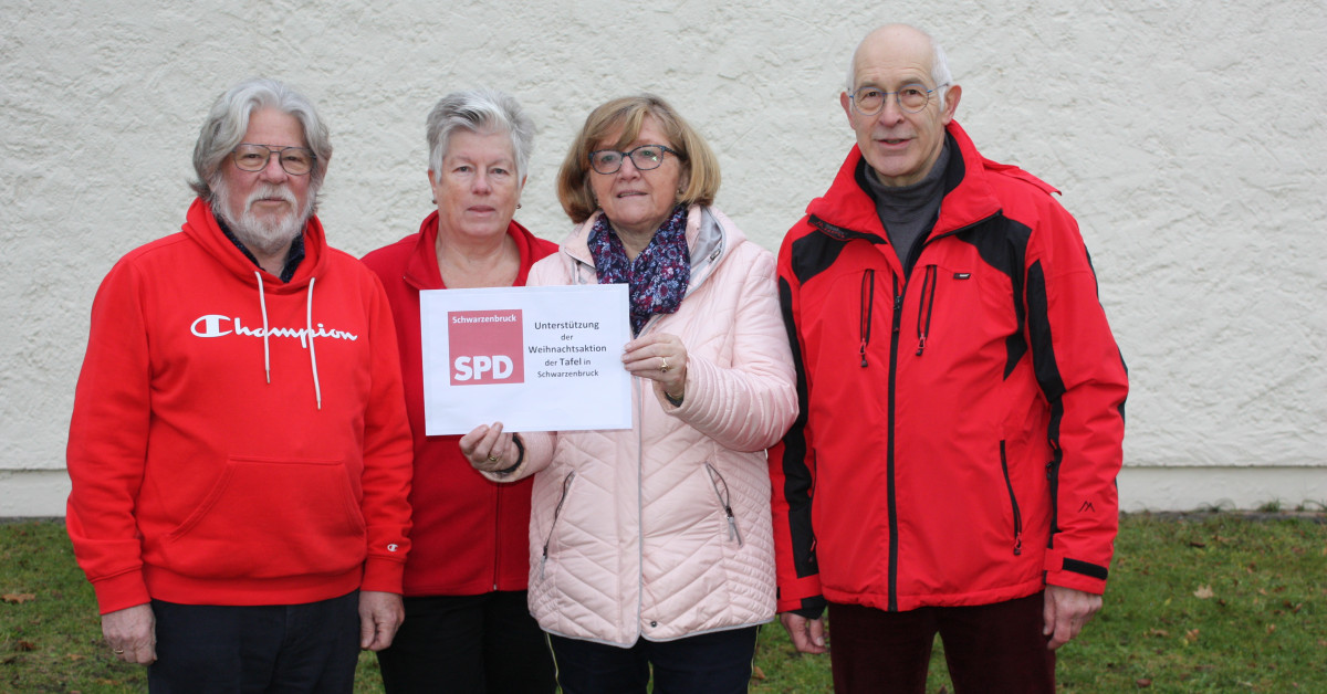 SPD Ortsverein unterstützt die örtliche Tafel mit Lebensmittelspenden ...