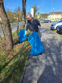 Co-Vorsitzende Frauke Schimmang an der B 8