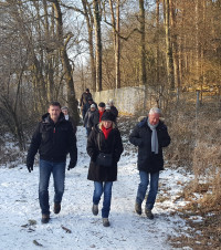 Im Schwarzachtal gleich nach dem Start am Plärrer