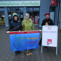 AsF Schwarzenbruck beteiligte sich am internationalen Aktionstag "Frei leben - ohne Gewalt"