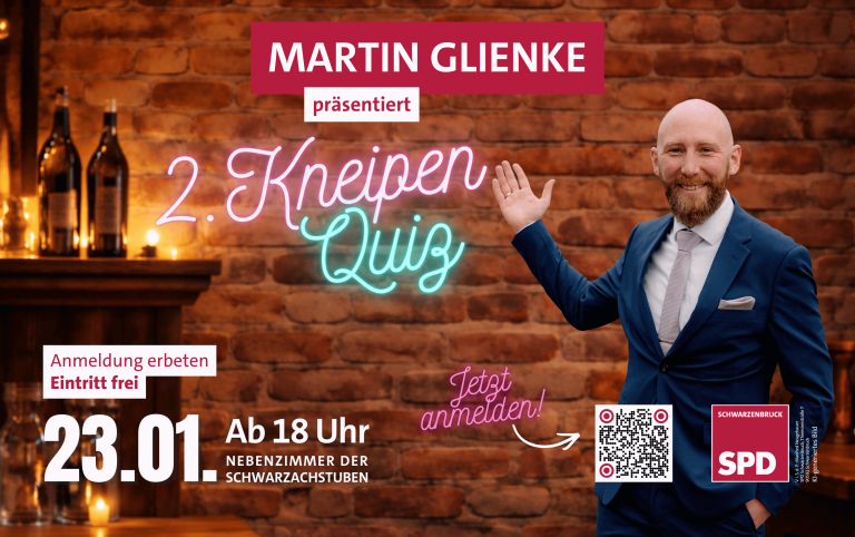 2. Schwarzenbrucker Kneipenquiz Plakat